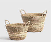 Athena Seagrass Basket Light Brown