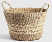 Athena Seagrass Basket Light Brown