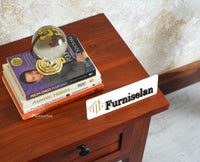 Athens Bedside Table Furniselan-Rustic-Maple Finish