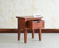 Athens Bedside Table Furniselan-Rustic-Maple Finish