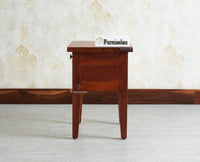 Athens Bedside Table Furniselan-Rustic-Maple Finish