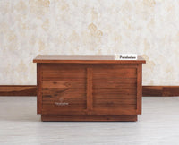 Athens Trunk Box Storage - Trunks & Cabinets - Furniselan - Teak-Finish 