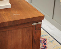 Athens Trunk Box Storage - Trunks & Cabinets - Furniselan-Brown-Finish