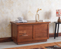 Athens Trunk Box Storage - Trunks & Cabinets - Furniselan - Teak-Finish 