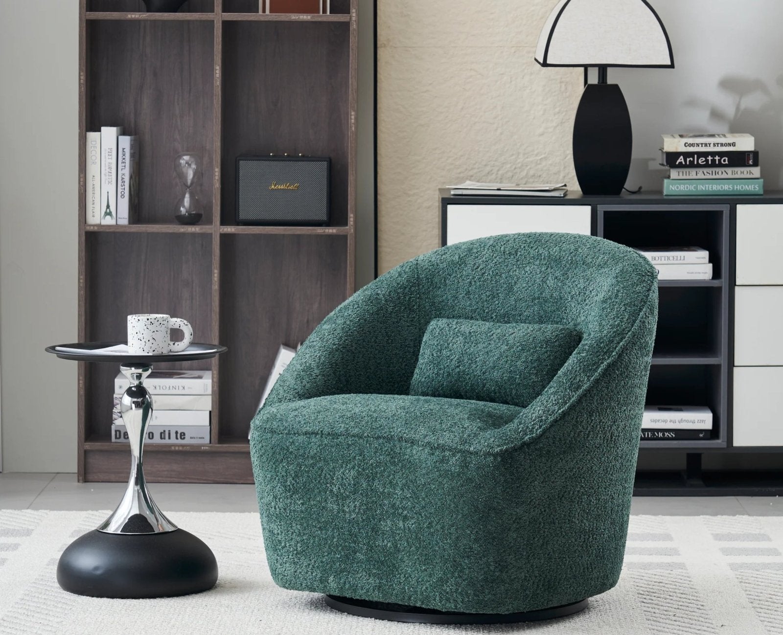 Aura Loop Sofa - Dining Chair - Furniselan - Dark-Green