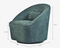 Aura Loop Sofa - Dining Chair - Furniselan - Dark-Green