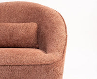 Aura Loop Sofa - Dining Chair - Furniselan - Rose-brown