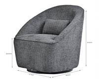 Aura Loop Sofa - Dining Chair - Furniselan  - Grey