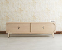 Austria Premium Edition Solid Wood Four-Door TV Cabinet Furniselan Stoneblast Oak