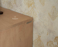 Austria Premium Edition Wooden Sideboard Cabinet-Three Door  Furniselan Stoneblast Oak