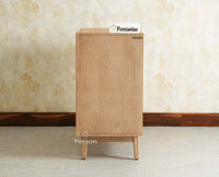 Austria Premium Edition Wooden Sideboard Cabinet-Two Door Furniselan Stoneblast Oak