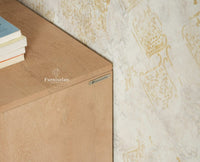 Austria Premium Edition Wooden Sideboard Cabinet-Two Door Furniselan Stoneblast Oak