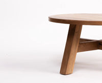 Ava Collins Outdoor Coffee Table Light Brown (Small)