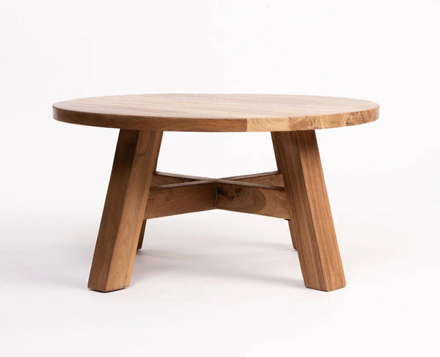 Ava Collins Outdoor Coffee Table Light Brown (Big)