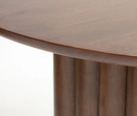 Avelon Parawood 6 Seater Dining Table Walnut brown