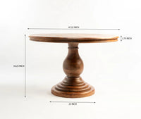Averon Mango 4 Seater Wooden Dining Table Brown