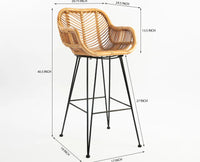 Bali Breeze Bar chair - Furniselan - Natural-Finish