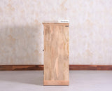 Bandra Solid Wood Rattan Bar Cabinet - Furniselan Natural Finish