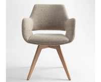 Bastion  Dining Chair – Modern Upholstered Dining Chair for Home & Café Wheat