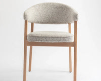 Beechcraft  Dining Chair – Modern Upholstered Dining Chair for Home & Café light khaki