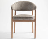 Beechcraft  Dining Chair – Modern Upholstered Dining Chair for Home & Café  light brown