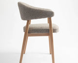 Beechcraft  Dining Chair – Modern Upholstered Dining Chair for Home & Café  light brown