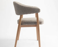 Beechcraft  Dining Chair – Modern Upholstered Dining Chair for Home & Café  light brown