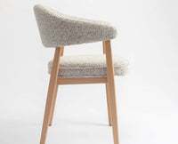 Beechcraft  Dining Chair – Modern Upholstered Dining Chair for Home & Café light khaki