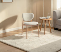 Beechline Dining Chair – Modern Upholstered Dining Chair for Home & Café Beige