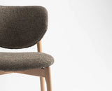 Beechline Dining Chair – Modern Upholstered Dining Chair for Home & Café Brown