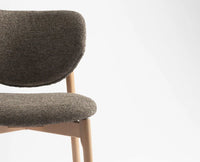 Beechline Dining Chair – Modern Upholstered Dining Chair for Home & Café Brown