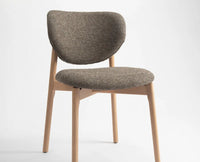 Beechline Dining Chair – Modern Upholstered Dining Chair for Home & Café Brown