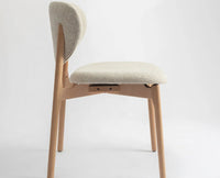Beechline Dining Chair – Modern Upholstered Dining Chair for Home & Café Beige