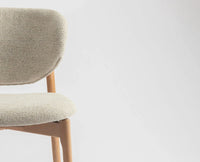 Beechline Dining Chair – Modern Upholstered Dining Chair for Home & Café Beige