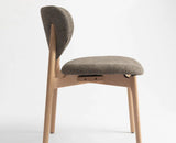 Beechline Dining Chair – Modern Upholstered Dining Chair for Home & Café Brown