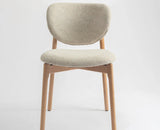 Beechline Dining Chair – Modern Upholstered Dining Chair for Home & Café Beige