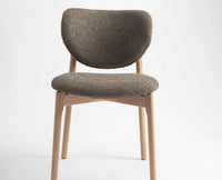 Beechline Dining Chair – Modern Upholstered Dining Chair for Home & Café Brown
