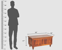 Belgium Solid Wood Trunk Box - Furniselan - Maple-Finish
