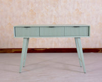 Bengaluru Solid Wood 3 Drawer Console Table - Console Table - Furniselan - Silt-Green