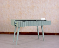 Bengaluru Solid Wood 3 Drawer Console Table - Console Table - Furniselan - Silt-Green