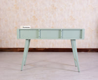 Bengaluru Solid Wood 3 Drawer Console Table - Console Table - Furniselan - Silt-Green