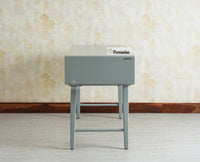 Bengaluru Solid Wood 3 Drawer Study Laptop Table Furniselan Cool Grey