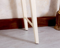 Bengaluru Solid Wood 3 Drawer Study Laptop Table - Console Table - Furniselan Frosty White