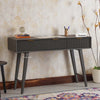 Bengaluru Solid Wood 3 Drawer Study Laptop Table - Console Table - Furniselan Slate-Grey