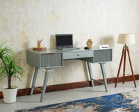 Bengaluru Solid Wood 3 Drawer Study Laptop Table With Chair Furniselan
