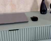 Bengaluru Solid Wood 3 Drawer Study Laptop Table with Chair - Console Table - Furniselan - Silt-Green