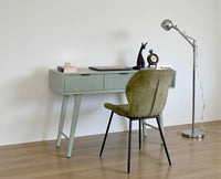 Bengaluru Solid Wood 3 Drawer Study Laptop Table with Chair - Console Table - Furniselan - Silt-Green
