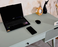 Bengaluru Solid Wood 3 Drawer Study Laptop Table With Chair - Console Table - Furniselan - Silt-Green