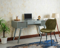 Bengaluru Solid Wood 3 Drawer Study Laptop Table With Chair Furniselan