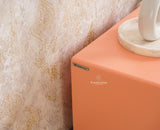 Bengaluru Solid Wood Bedside Table - Furniselan - Coral-Peach